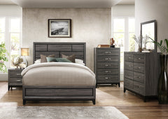 Davi Gray Queen Bed - Ornate Home