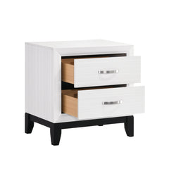 Davi White 4-Piece Queen Bedroom Set - Ornate Home
