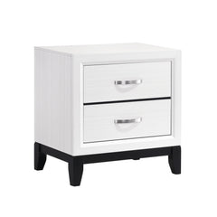Davi White 4-Piece Queen Bedroom Set - Ornate Home