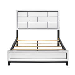 Davi White 4-Piece Queen Bedroom Set - Ornate Home