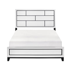 Davi White 4-Piece Queen Bedroom Set - Ornate Home