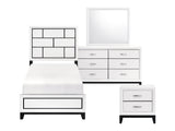 Davi White 4-Piece Twin Bedroom Set - Ornate Home