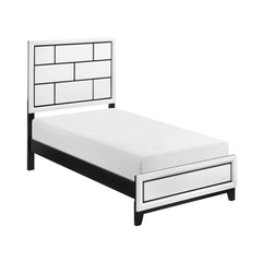 Davi White 4-Piece Twin Bedroom Set - Ornate Home