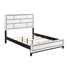 Davi White 5-Piece Queen Bedroom Set - Ornate Home