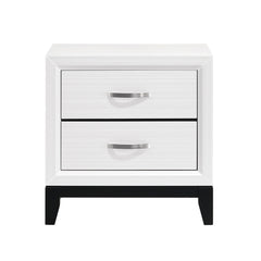 Davi White 5-Piece Queen Bedroom Set - Ornate Home
