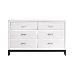 Davi White 5-Piece Queen Bedroom Set - Ornate Home