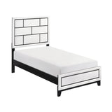 Davi White 5-Piece Twin Bedroom Set - Ornate Home