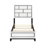 Davi White 5-Piece Twin Bedroom Set - Ornate Home