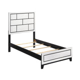 Davi White 5-Piece Twin Bedroom Set - Ornate Home