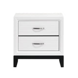 Davi White 5-Piece Twin Bedroom Set - Ornate Home