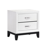 Davi White 5-Piece Twin Bedroom Set - Ornate Home