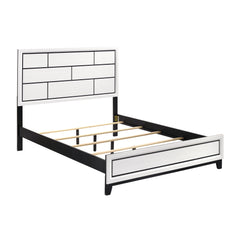 Davi White California King Bed - Ornate Home