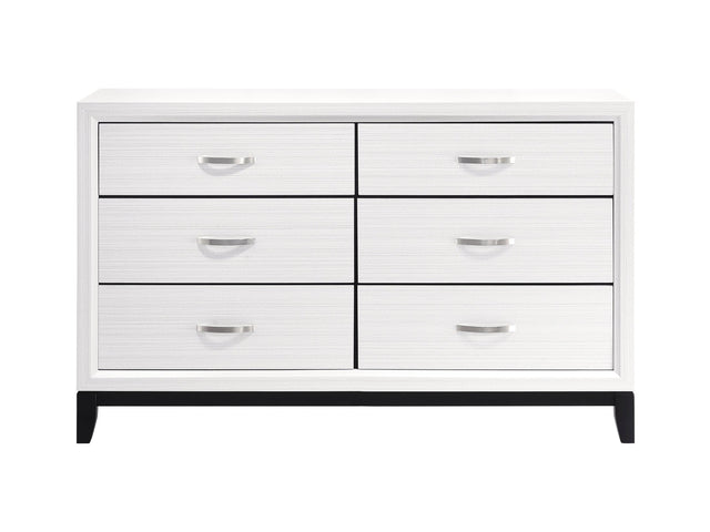 Davi White Dresser - Ornate Home
