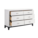 Davi White Dresser - Ornate Home