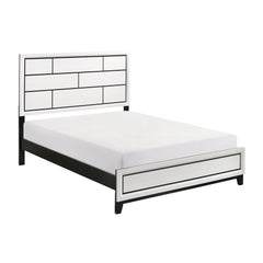 Davi White Eastern King Bed - Ornate Home