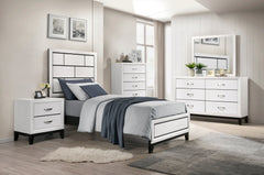 Davi White Mirror - Ornate Home