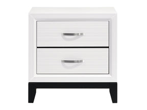 Davi White Nightstand - Ornate Home