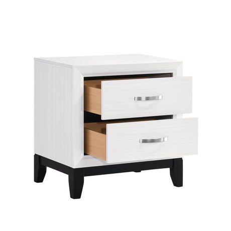 Davi White Nightstand - Ornate Home