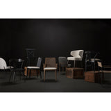 David Gray/Medium Brown Solid Back Dining Side Chair (Set of 2) - Ornate Home