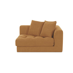 Davie Golden Yellow Corner Chair - Ornate Home