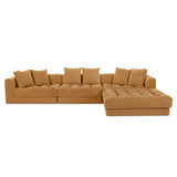 Davie Golden Yellow Lounge Modular Sectional - Ornate Home