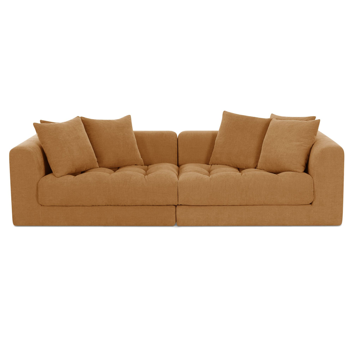 Davie Golden Yellow Modular Sofa - Ornate Home