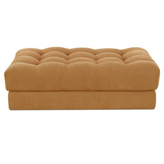 Davie Golden Yellow Ottoman - Ornate Home