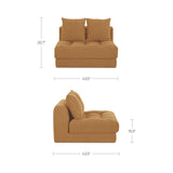 Davie Golden Yellow Slipper Chair - Ornate Home