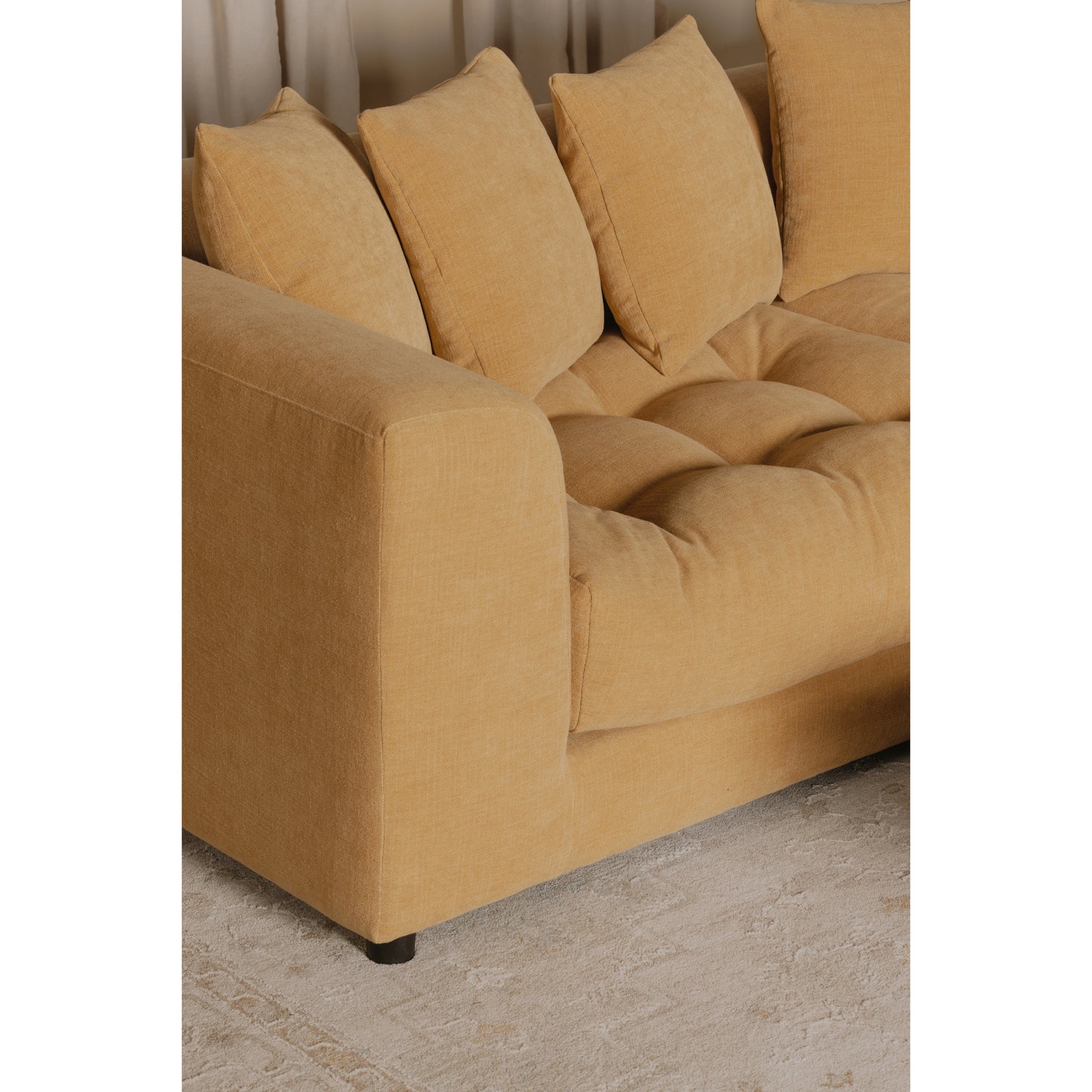 Davie Golden Yellow Sofa - Ornate Home