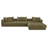 Davie Olive Lounge Modular Sectional - Ornate Home
