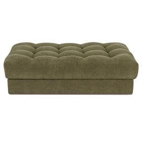 Davie Olive Ottoman - Ornate Home