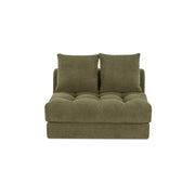 Davie Olive Slipper Chair - Ornate Home