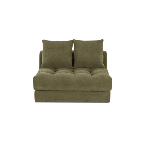 Davie Olive Slipper Chair - Ornate Home