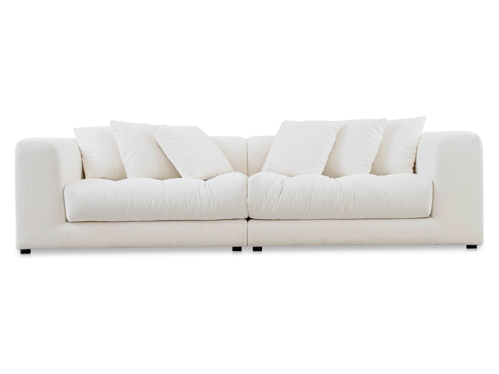 Davie Warm White Sofa - Ornate Home