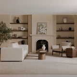 Davie Warm White Sofa - Ornate Home