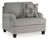 Davinca Charcoal Oversized Chair (Online Special Price) - Ornate Home
