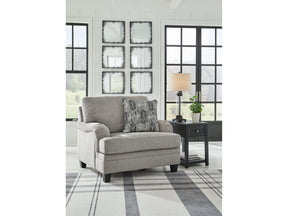 Davinca Charcoal Oversized Chair - Ornate Home