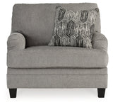 Davinca Charcoal Oversized Chair - Ornate Home
