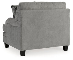 Davinca Charcoal Oversized Chair - Ornate Home