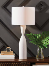 Davinford White Poly Table Lamp (1/CN) (Online Special Price) - Ornate Home