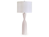 Davinford White Poly Table Lamp (1/CN) - Ornate Home