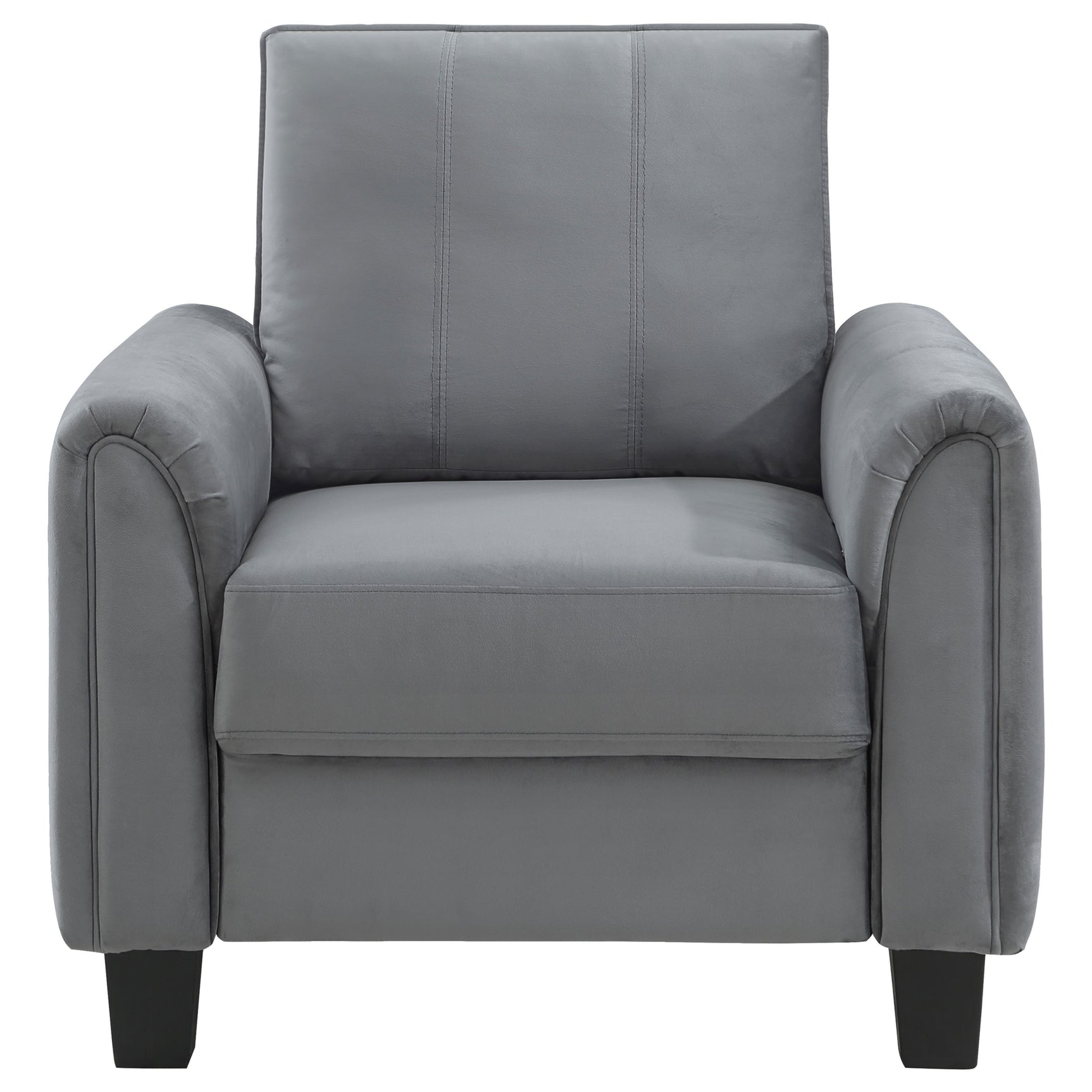 Davis Grey Accent Chair - Ornate Home