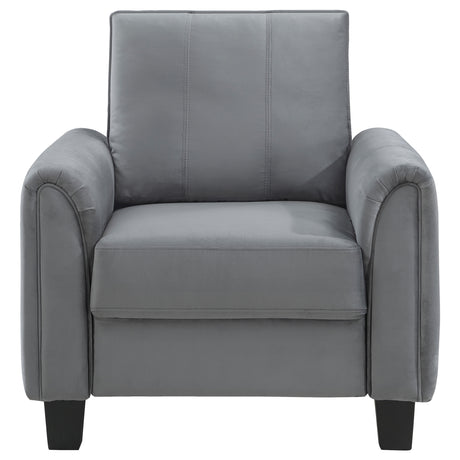 Davis Grey Accent Chair - Ornate Home