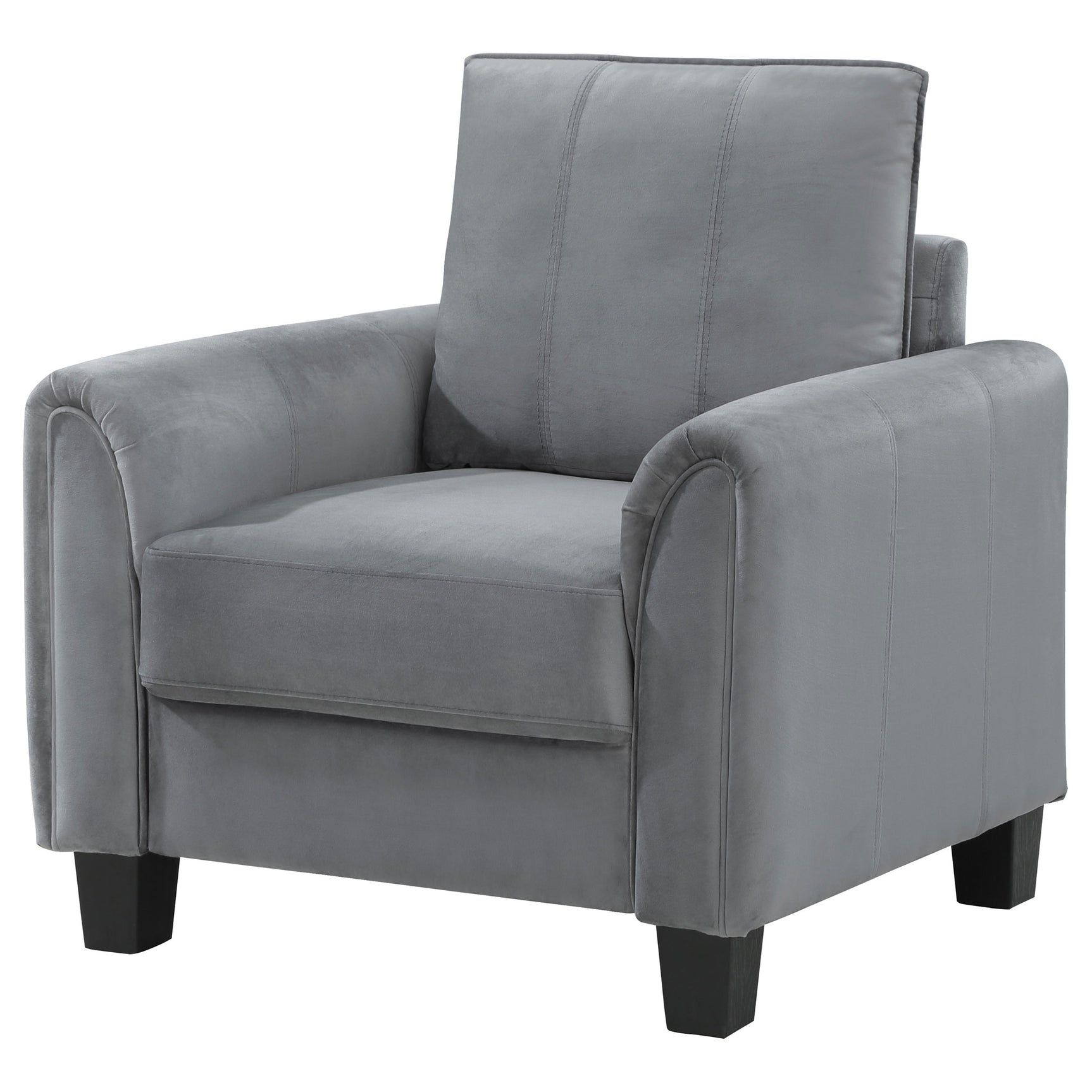 Davis Grey Accent Chair - Ornate Home