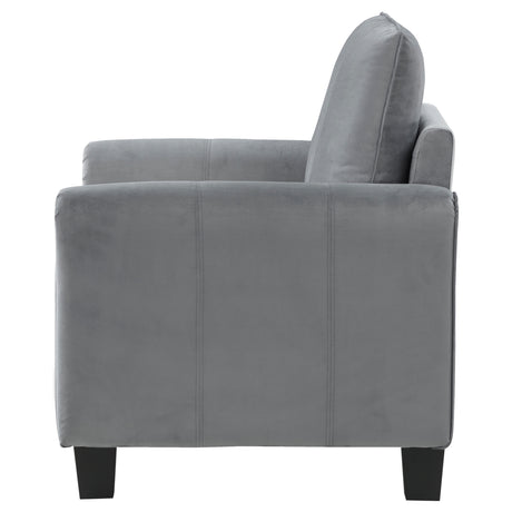 Davis Grey Accent Chair - Ornate Home