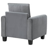 Davis Grey Accent Chair - Ornate Home