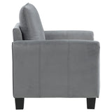 Davis Grey Accent Chair - Ornate Home