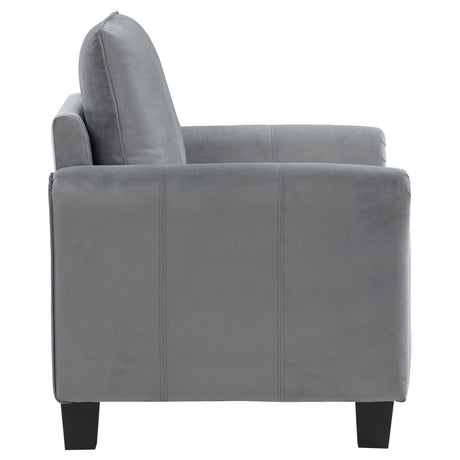 Davis Grey Accent Chair - Ornate Home