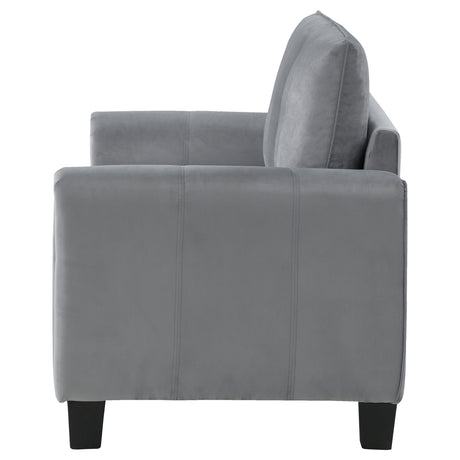 Davis Grey Loveseat - Ornate Home