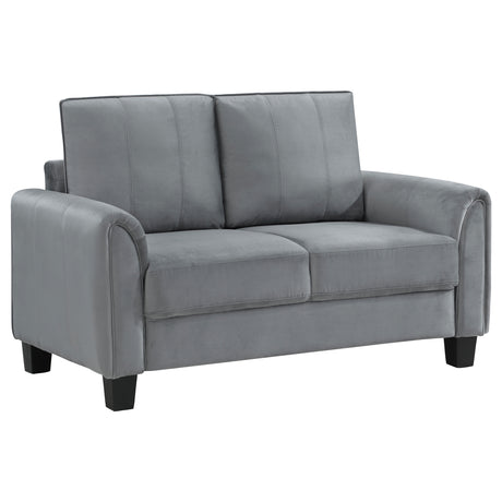 Davis Grey  Sofa & Loveseat - Ornate Home